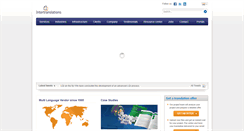 Desktop Screenshot of intertranslations.com